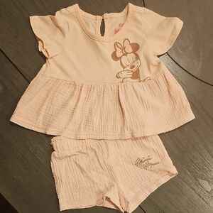 Disney Pink Minnie Mouse Kids Matching Set